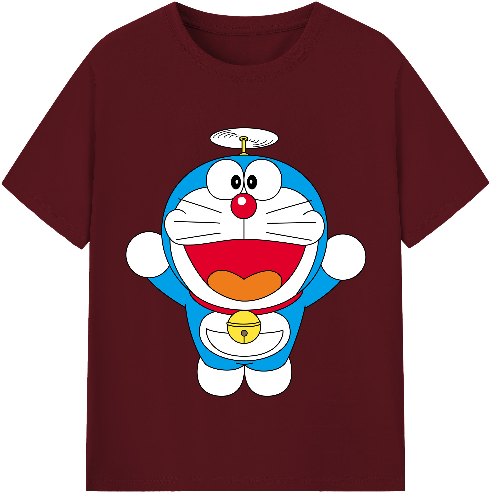 （画像用） ドラえもん Doraemon 綿100％半袖Tシャツ（フロントプリント）